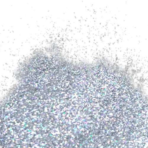 Barco Flitter Glitter - Silver Hologram 50g - Click Image to Close